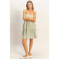Tiered Spaghetti Strap Dress