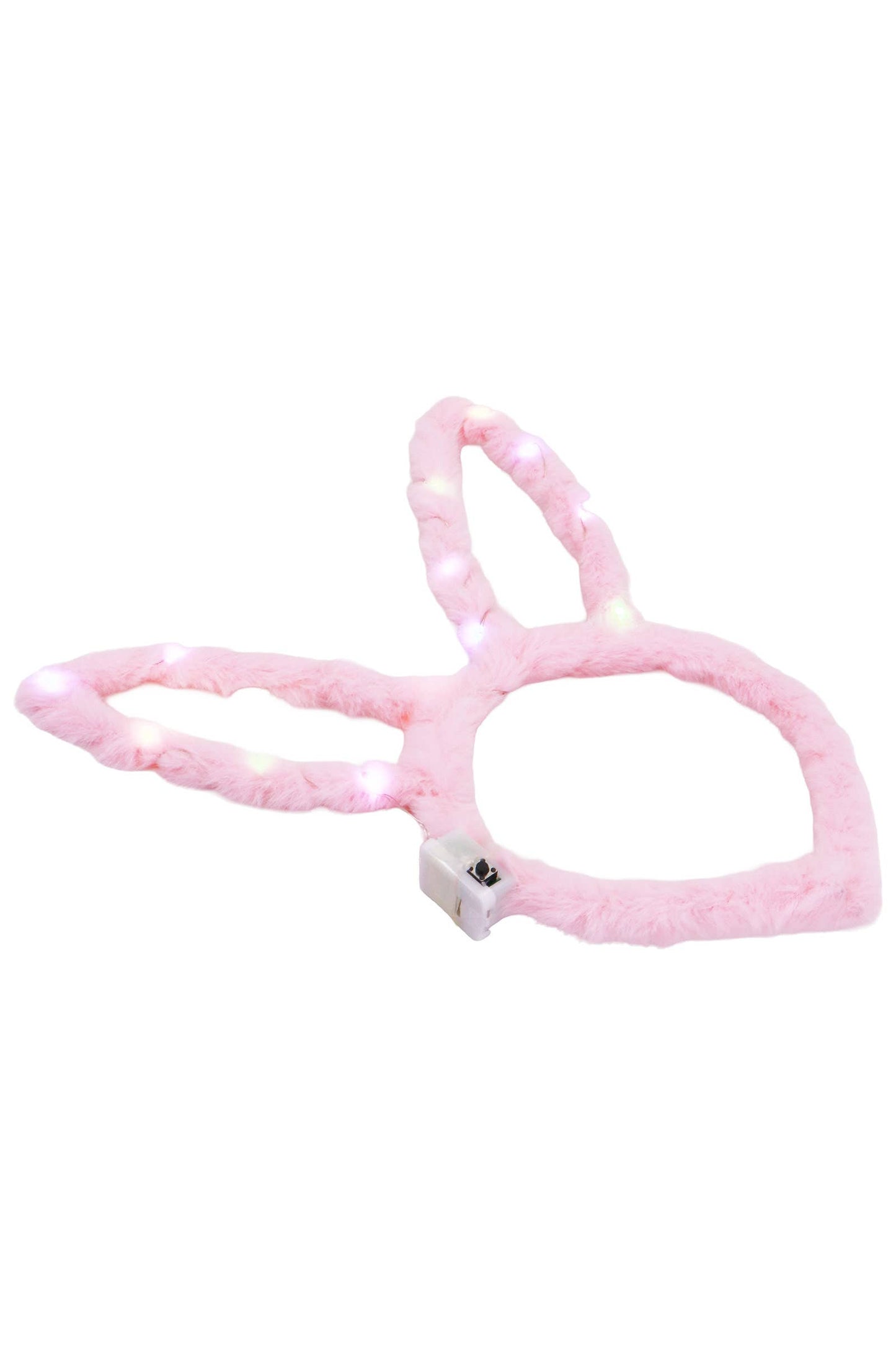 Pastel Bunny Ears Fuzzy Faux Fur Hairband