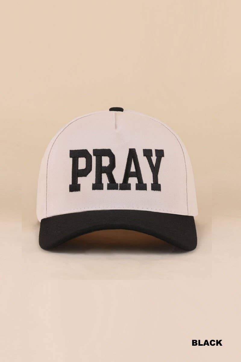 Pray Two Tone Cotton Hat