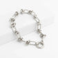 18K Gold PVD Stainless Steel Knotted Chain Bracelet
