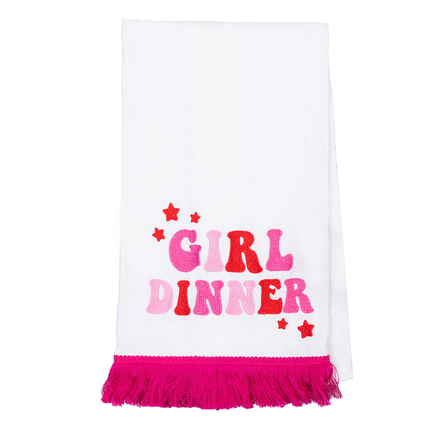 Girl Dinner Tassel Tea Towel | Sip & Shop Arizona