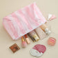 TRAVEL STRIPE COSMETIC MAKEUP POUCH BAG | 40P594