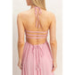 Smocked Halter Maxi Dress