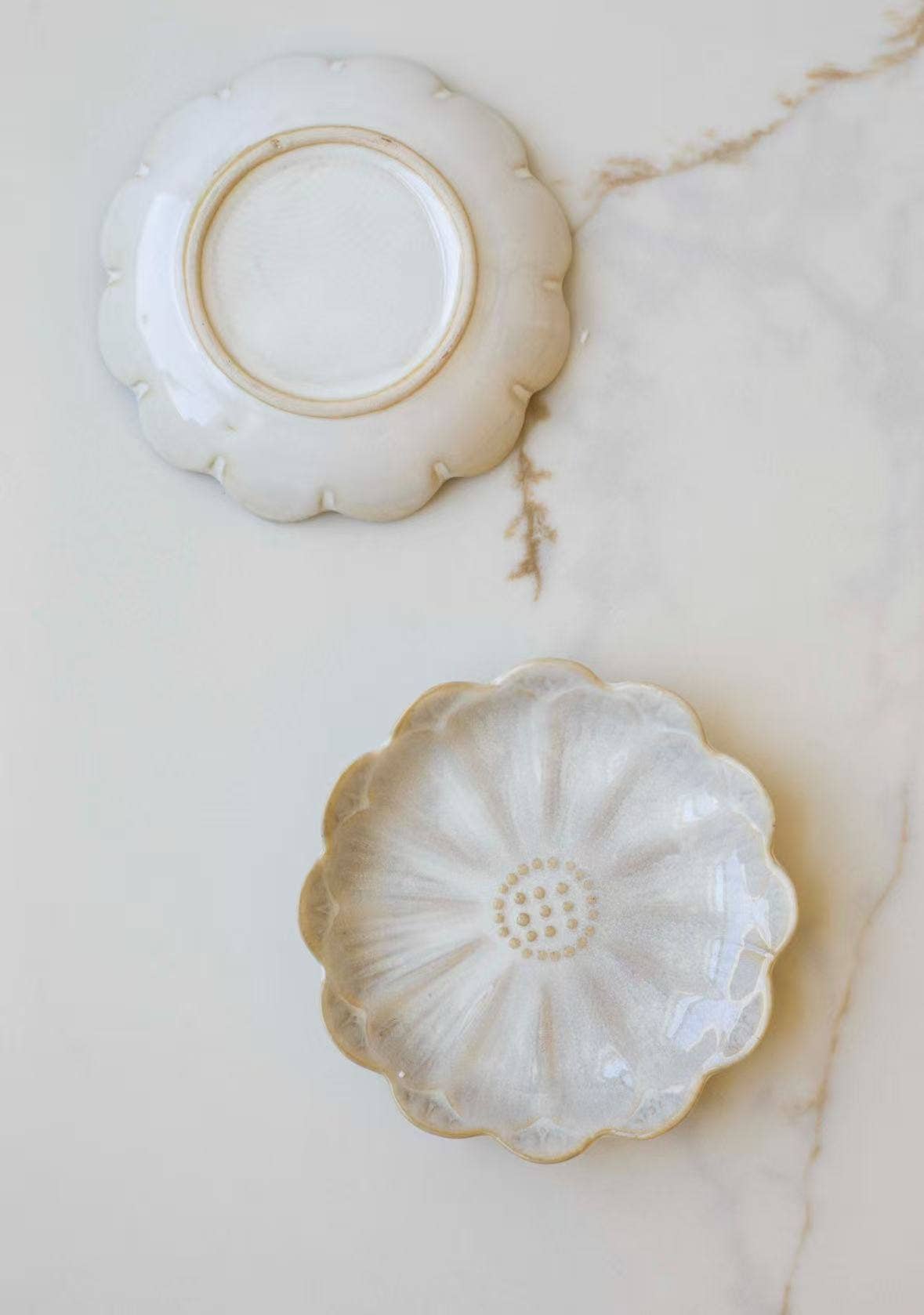 Mini Floral Ceramic Plates