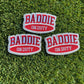 Baddie On Duty Glitter Embroidered Patch
