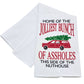 Home Of The Jolliest Bunch Funny Christmas Tea Towels