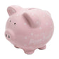 Large Ceramic My First Piggy Bank, Pink Floral