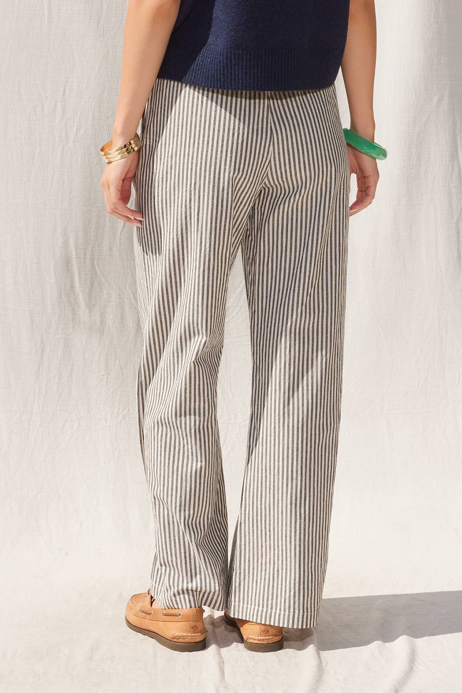 Striped Wide Leg Pants