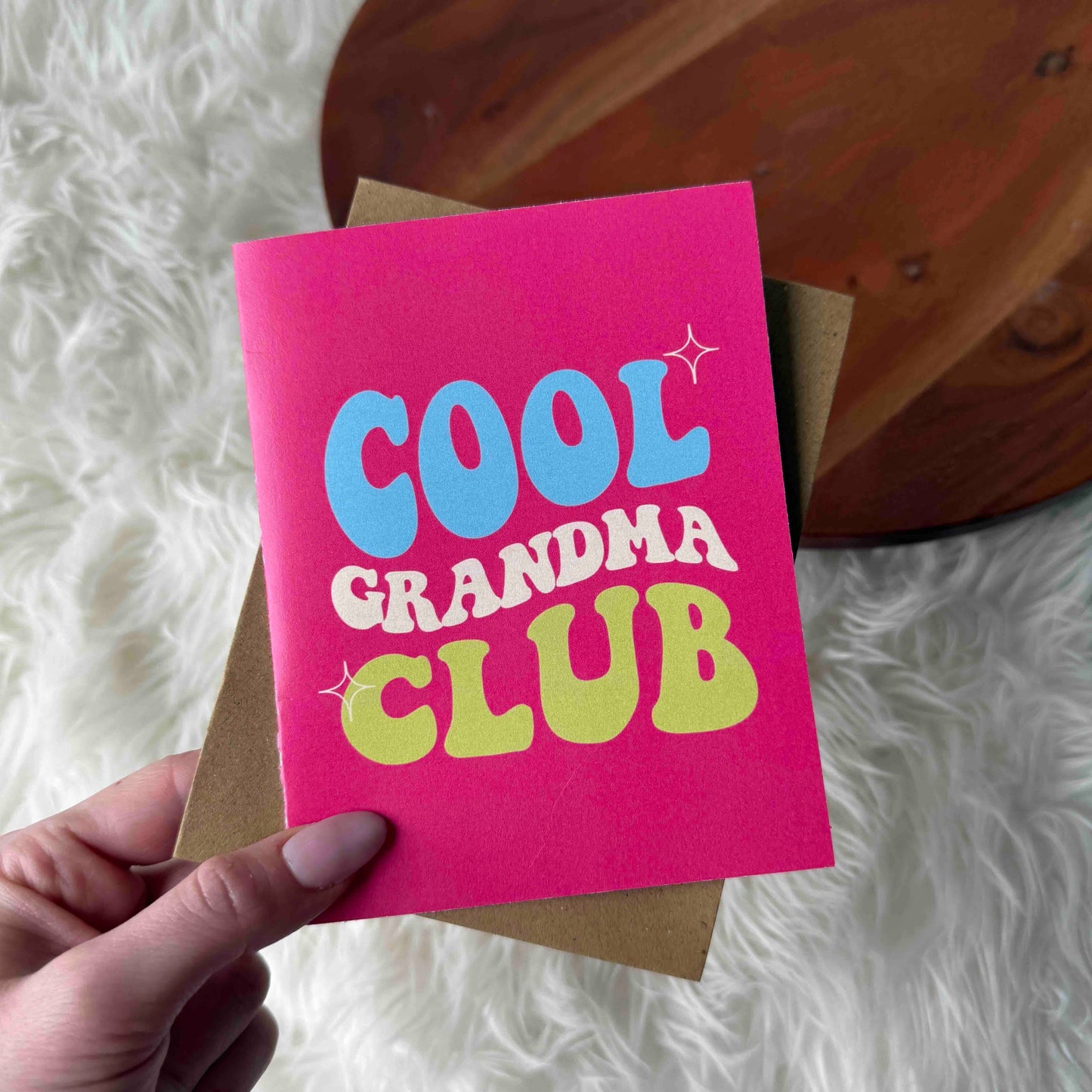Cool Grandma Club Greeting Card