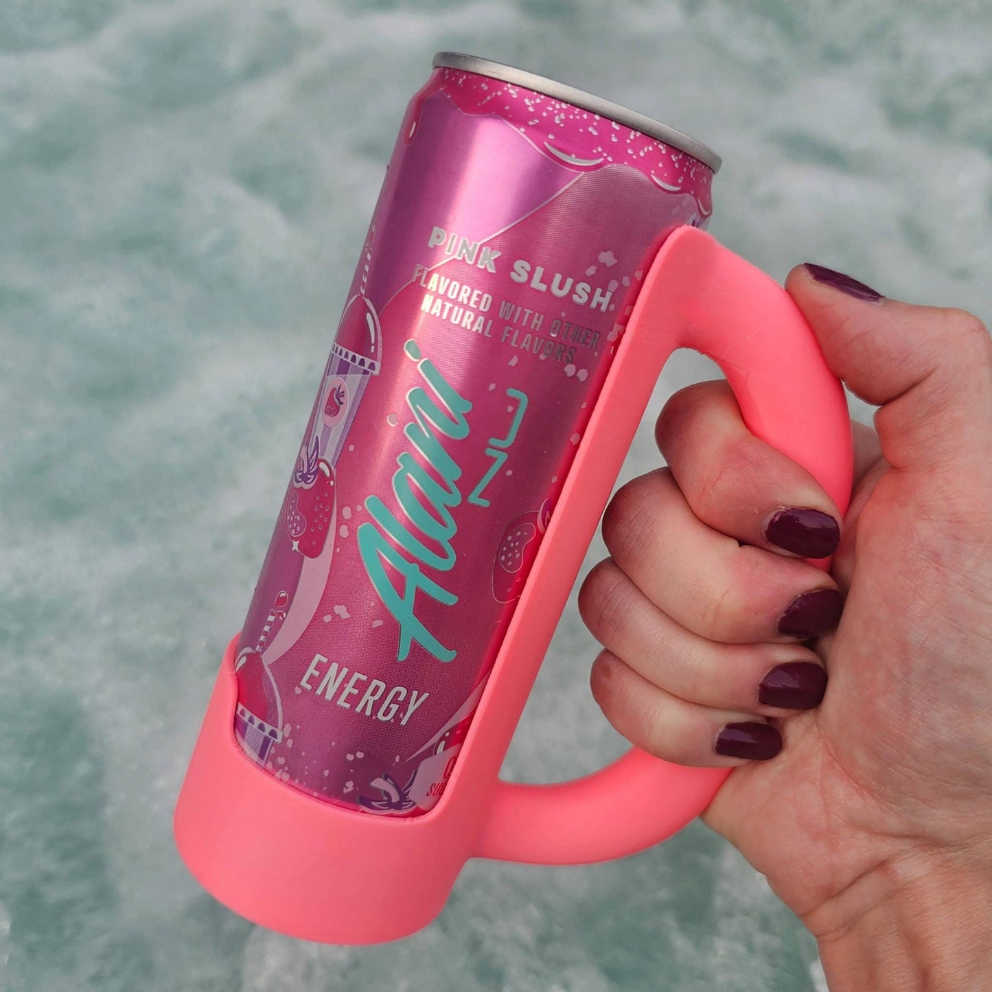 12 oz Slim Can Holder Handle Redbull, Alani Nu, White Claw