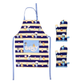 BLUEY Youth Apron and Oven Mitt Set - 3pc Kids Chef Outfit