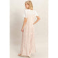 Tie Strap Jumpsuit With Hem Slits