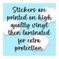In my defence the moon was full, goth aesthetic sticker