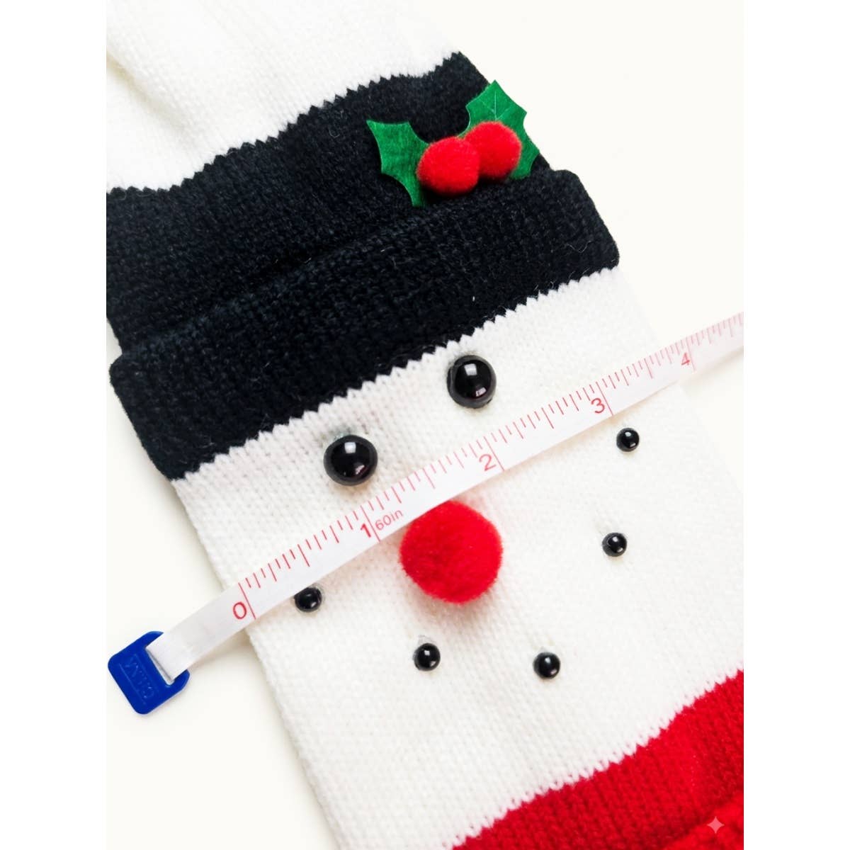 Christmas Theme Sweater Knitted Wine Bottle Bag