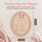 Wooden Birth Announcement Fill-In Photo Prop, She's Here