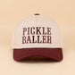 Pickle Baller Two Tone Snapback Hat