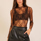 Layer Me Lace High Neck Top