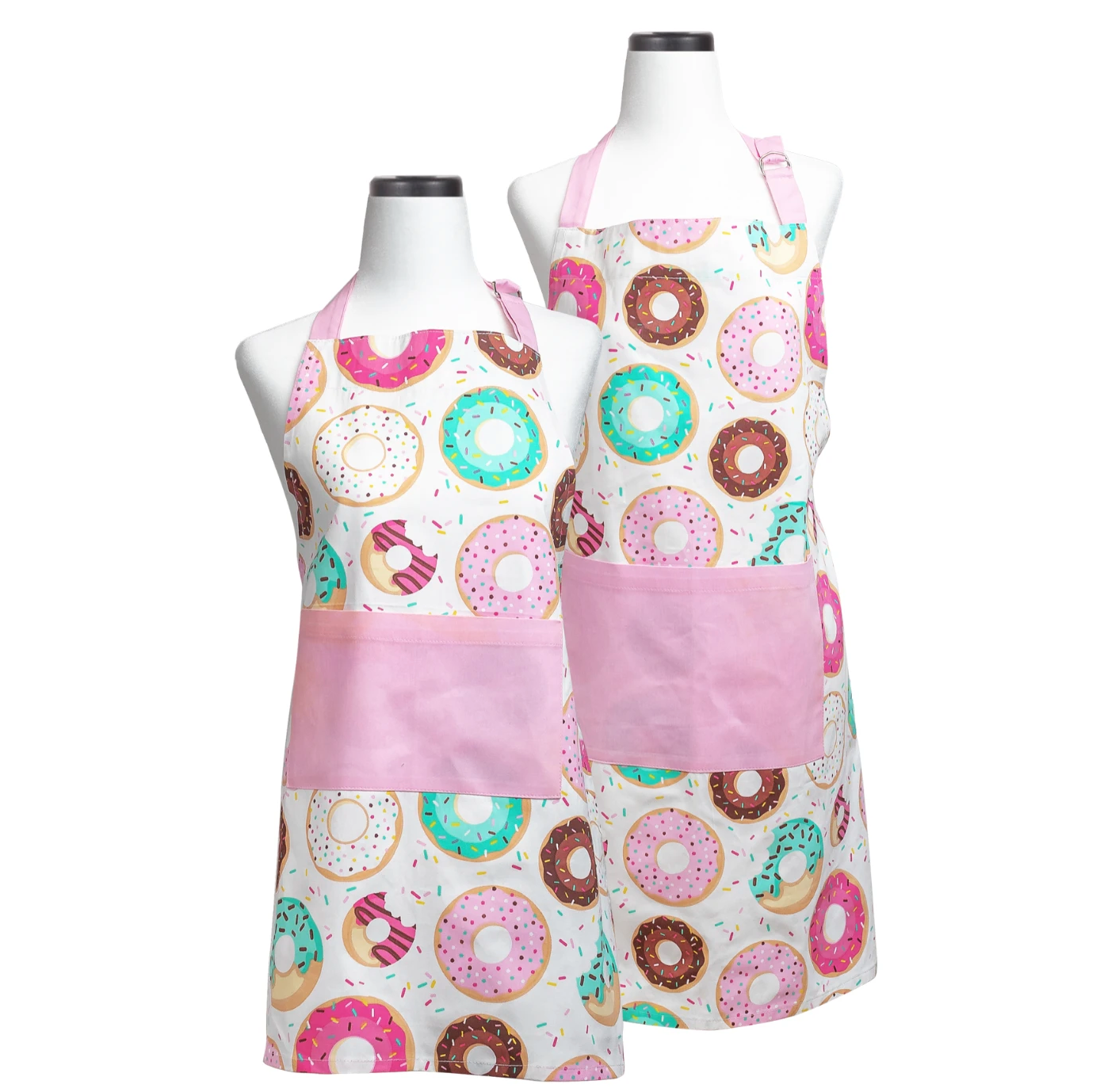 Donut Shoppe Adult & Child Apron Set– Family Kitchen Fun