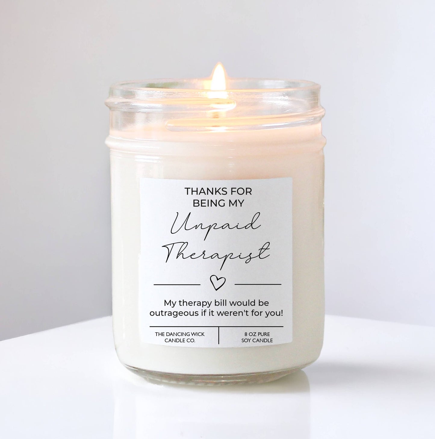 Funny Friendship Gift / Thanks for being my Unpaid Therapist