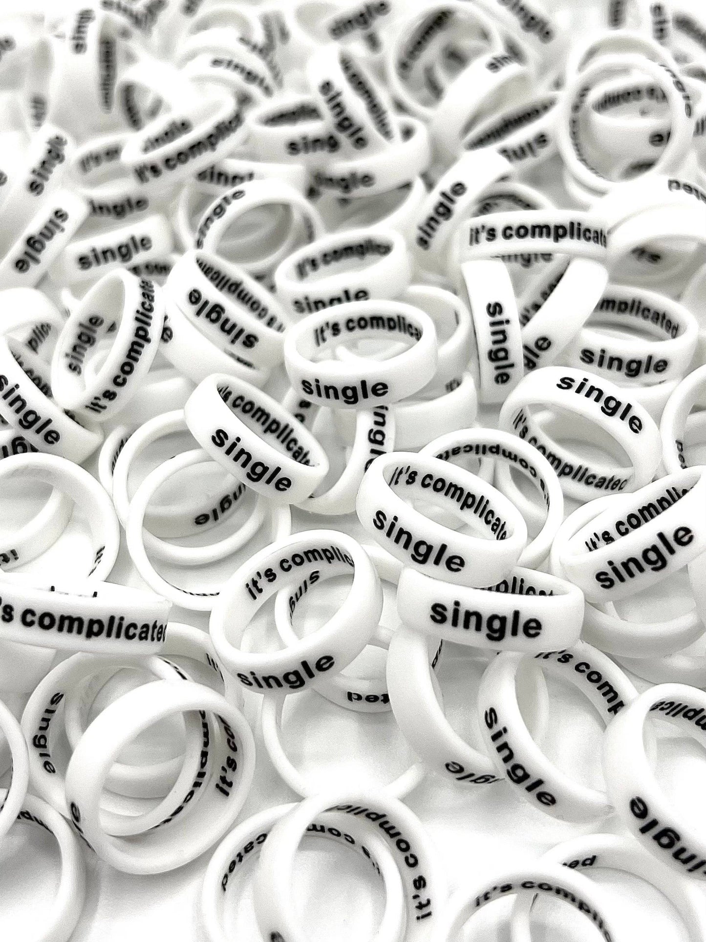 Flip Reversible single / it's complicated Ring