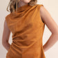 Mock Neck Sleeveless Top