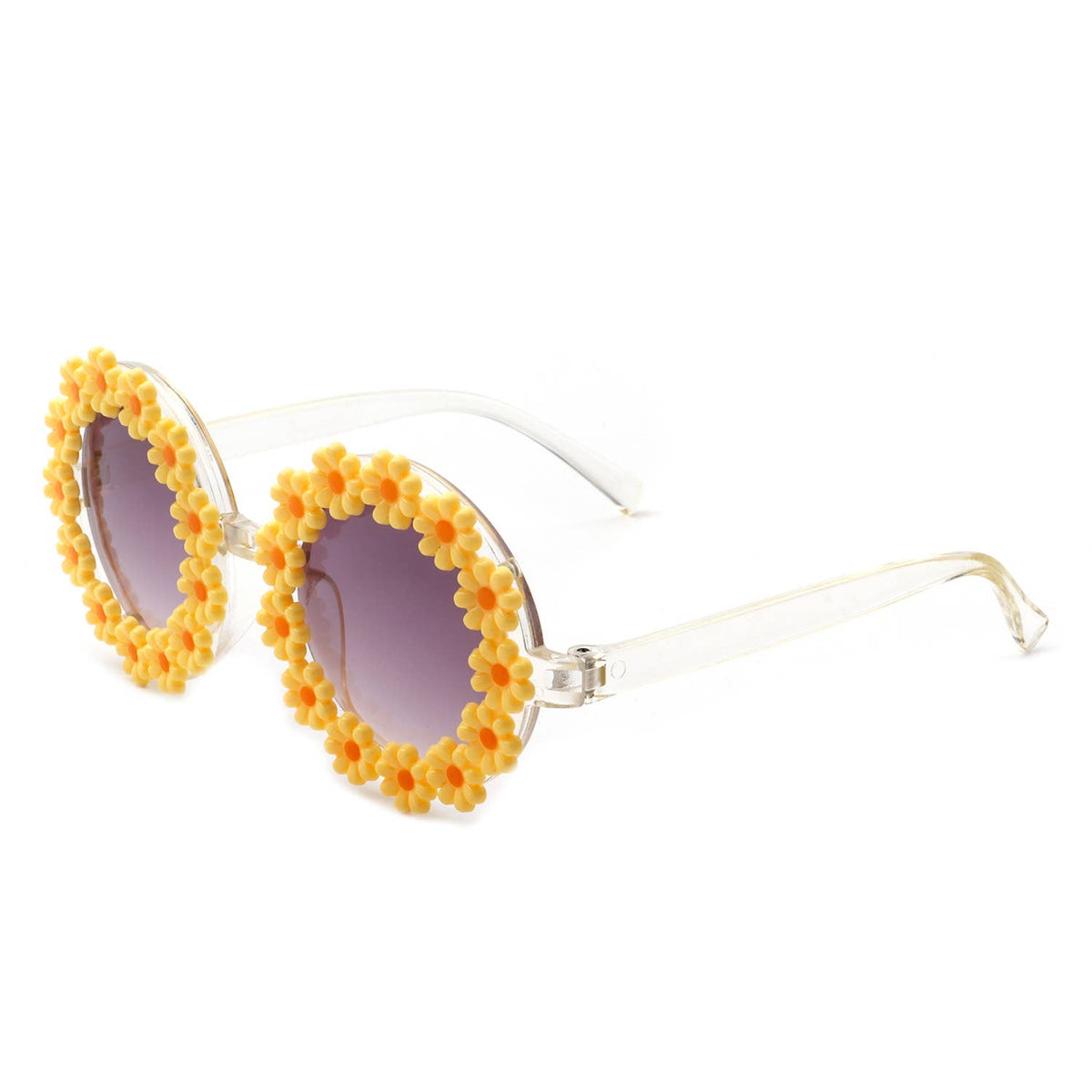 Kids Round Flower Sunglasses