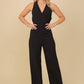 Cross Back Wide Leg Jumpsuit