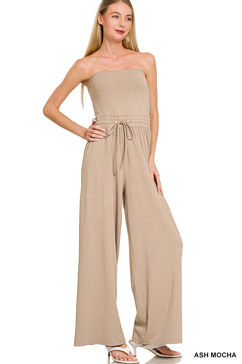 1217 Tube Top Jumpsuit SI-29232 Zenana
