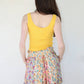 BS878-A814 TWIN PRINT ELASTIC WAIST WITH TIE SHORTS