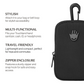 Black Touchette Pouch