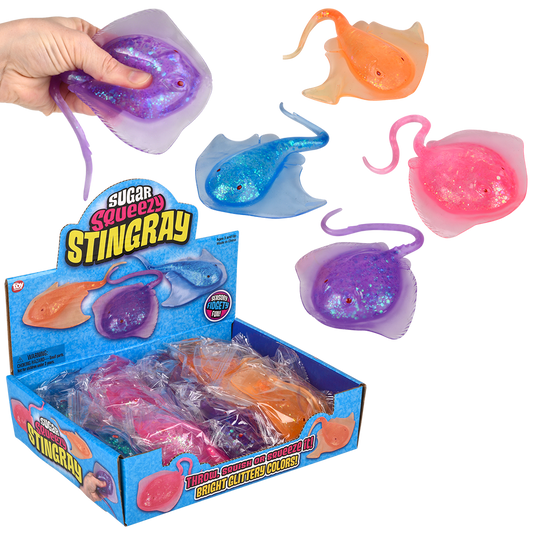 (T) 5.25" SQUEEZY SUGAR STING RAY 12CT