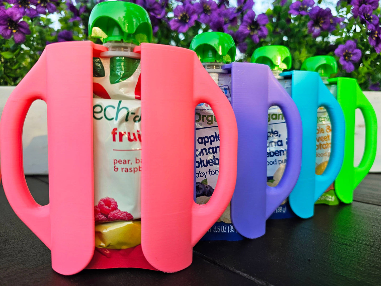 8 Colors- Squeeze Pouch Holder Baby Food