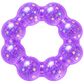 Fun Doh Squishy Sparkle Glitter Sensory Bracelet- 12/Display