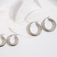 18K Gold PVD Stainless Steel Chunky Hoop Earring