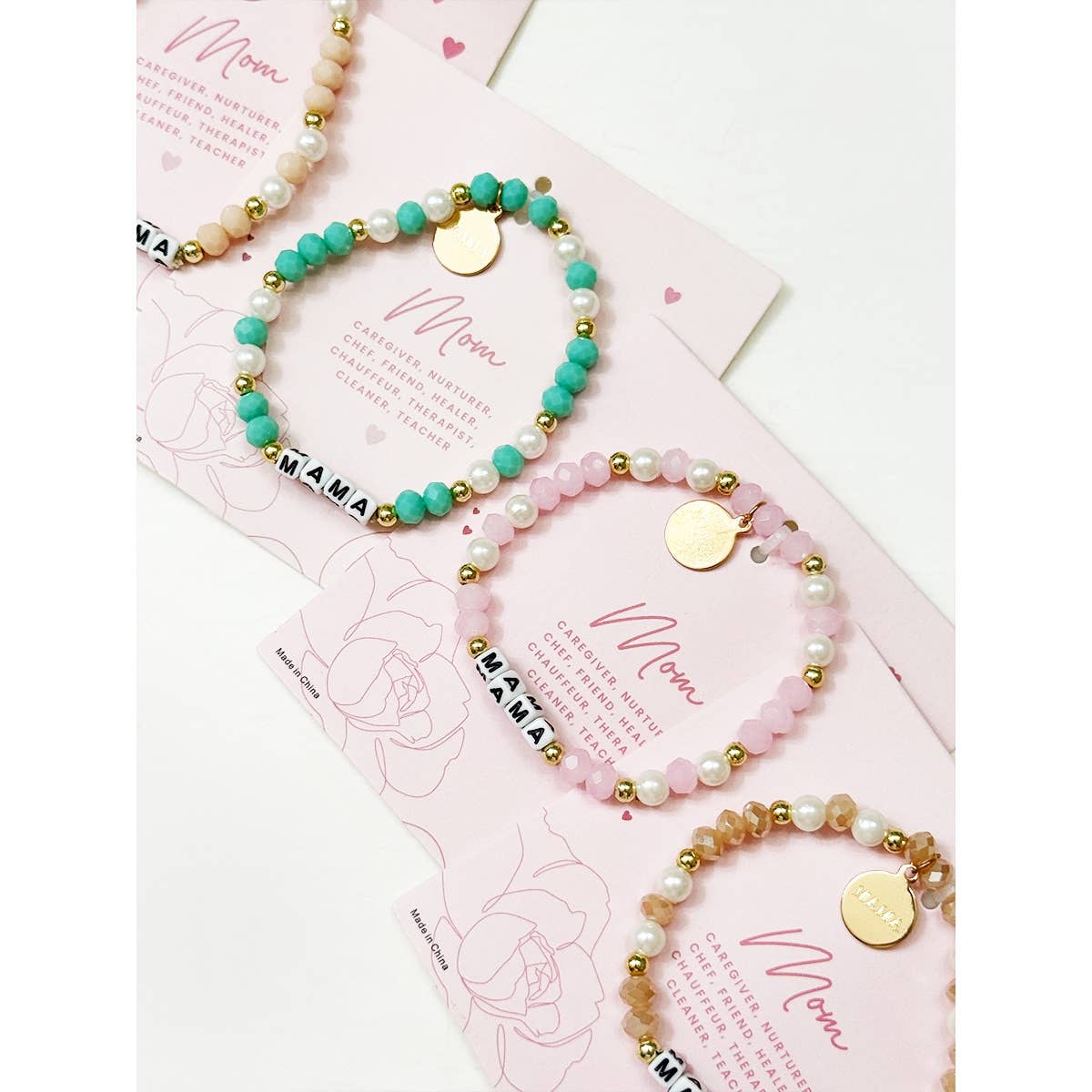 Mix Beads MAMA Inpirational Bracelet