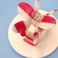 FLOWER STRIPE CELLULOSE HAIR CLAW CLIPS | 40H609