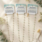 Dainty Crystal Chip Necklace 18K Gold Plated, Waterproof