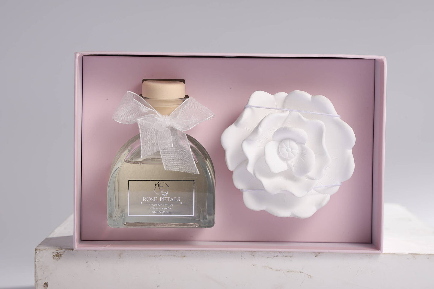 New (2025) Diffuser Sets Sunshine Ceramic set - Rose Petals
