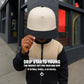 Kids/Baby Two Tone Vintage Cap - Black/Beige