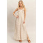 Tie Strap Jumpsuit With Hem Slits