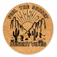 Feel the Sunset Desert Vibes Cork Trivet