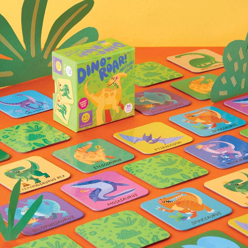 HELLO!LUCKY Dino-Roar Matching Game
