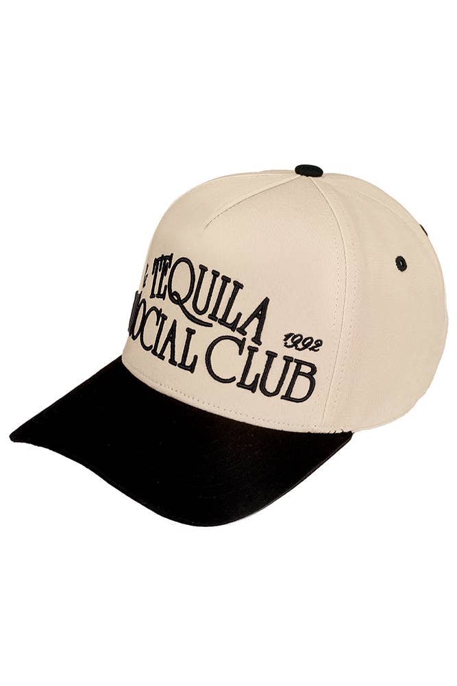 C.C Tequila Social Club embroidered trucker cap
