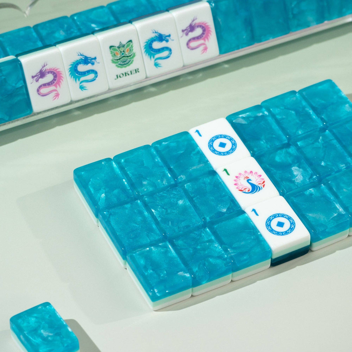 Garden Party Mahjong Set - Aqua Lagoon 04-01
