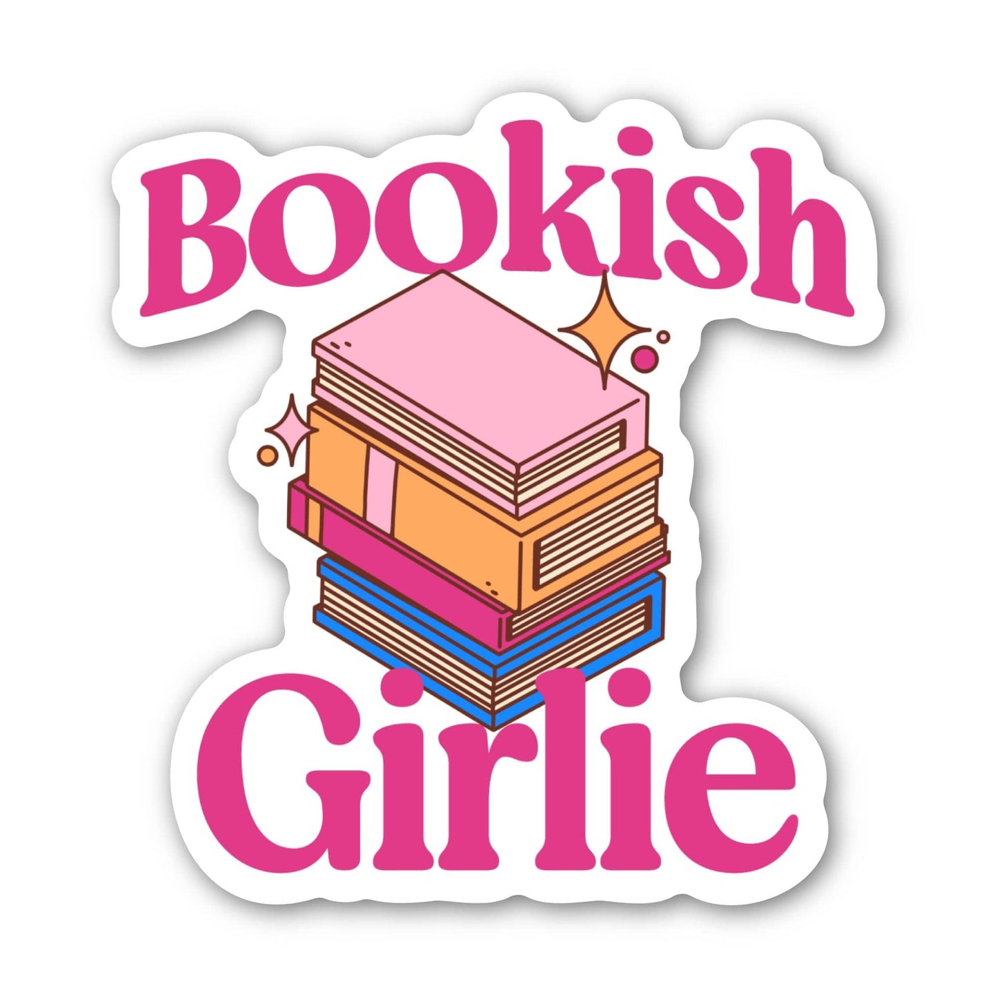 Bookish Girlie Sticker