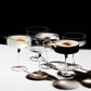 Clear Ribbed Martini Coupe Glass - 9.5oz (1pc) 6