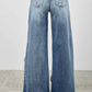 P8212M-MID RISE WIDE FRAYED SEAM