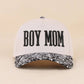 Boy Mom Two Tone Snapback Hat