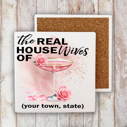 Martini The Real Housewives of Stone Coaster