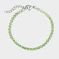 Stainless Steel Birthstone Tennis Bracelet